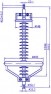 Изолятор линейный полимерный подвесной ЛК 120/330
