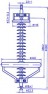 Изолятор линейный полимерный подвесной ЛК 120/500